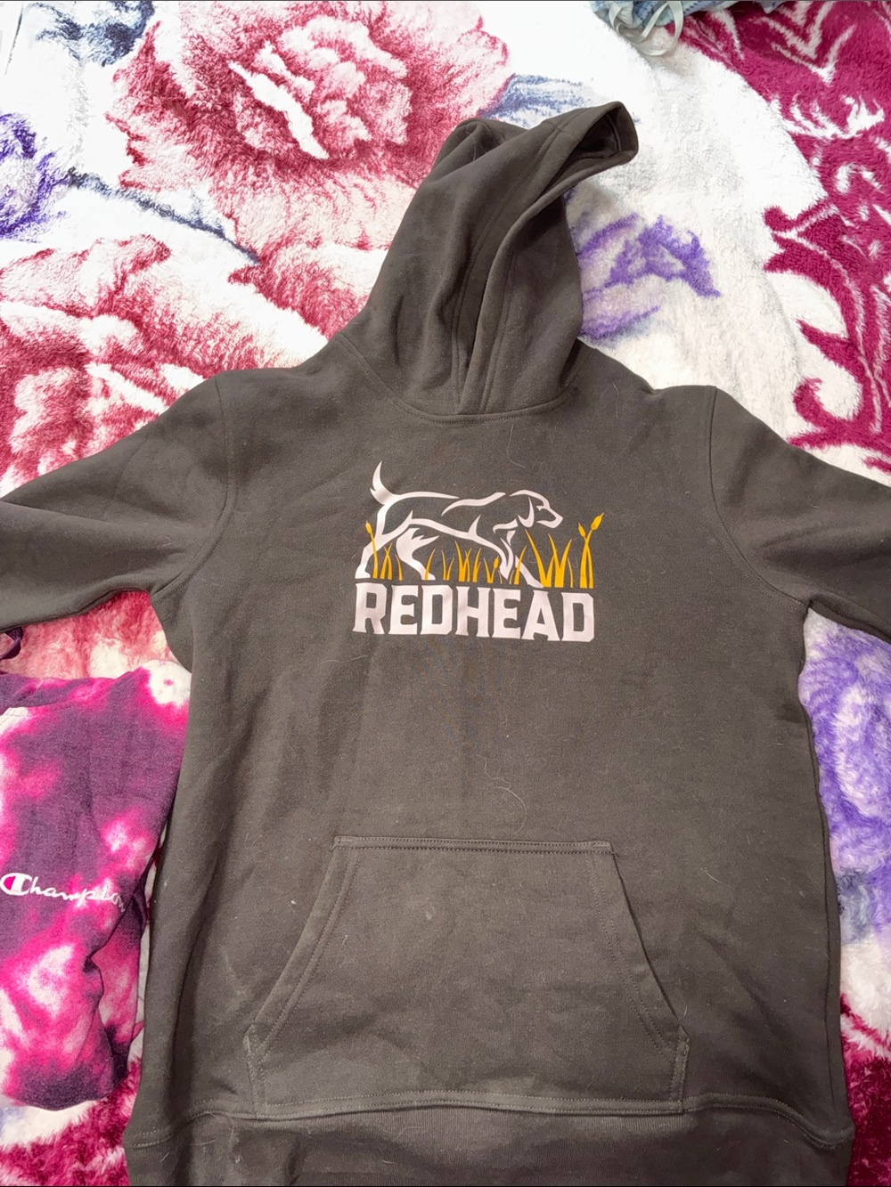 RedHead Boys's Hooded Sweatshirt - Dark Brown with Logo